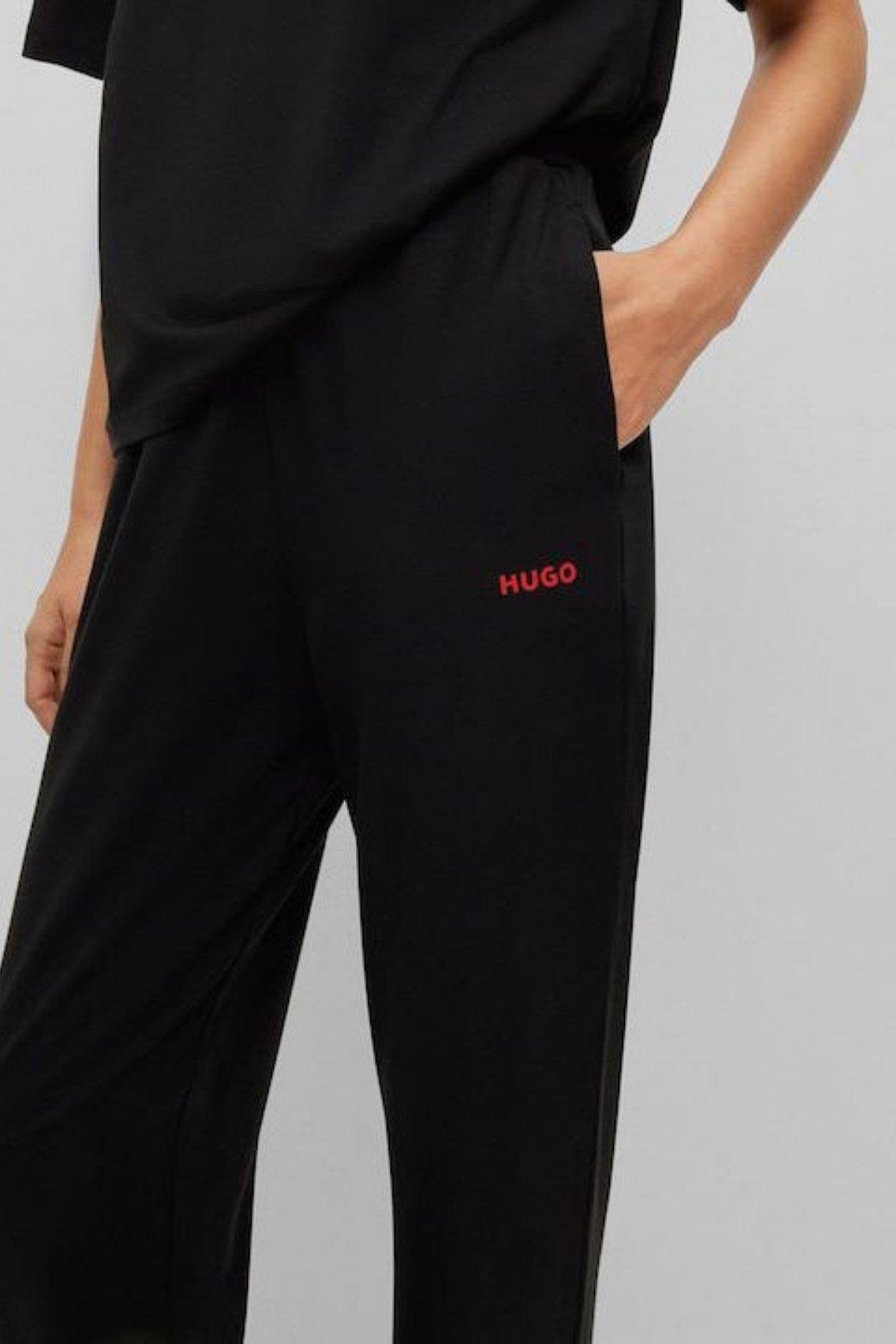 Hugo Boss Relaxed Fit Kadın Spor Pantolon Siyah
