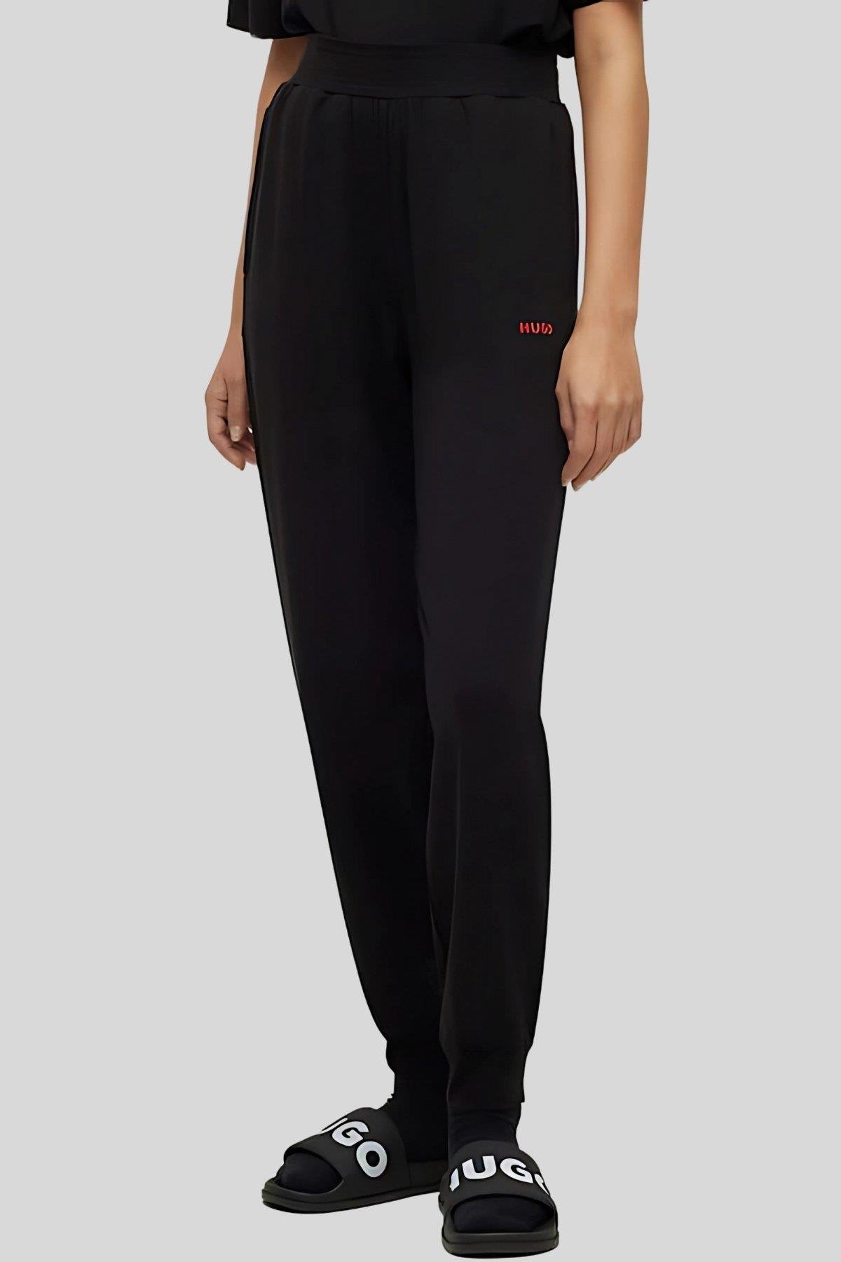 Hugo Boss Relaxed Fit Kadın Spor Pantolon Siyah