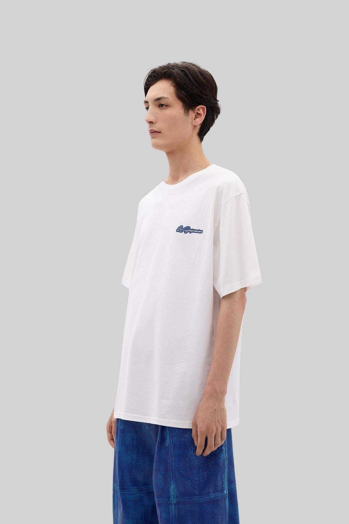 Les Benjamins Erkek  T-Shirt Beyaz