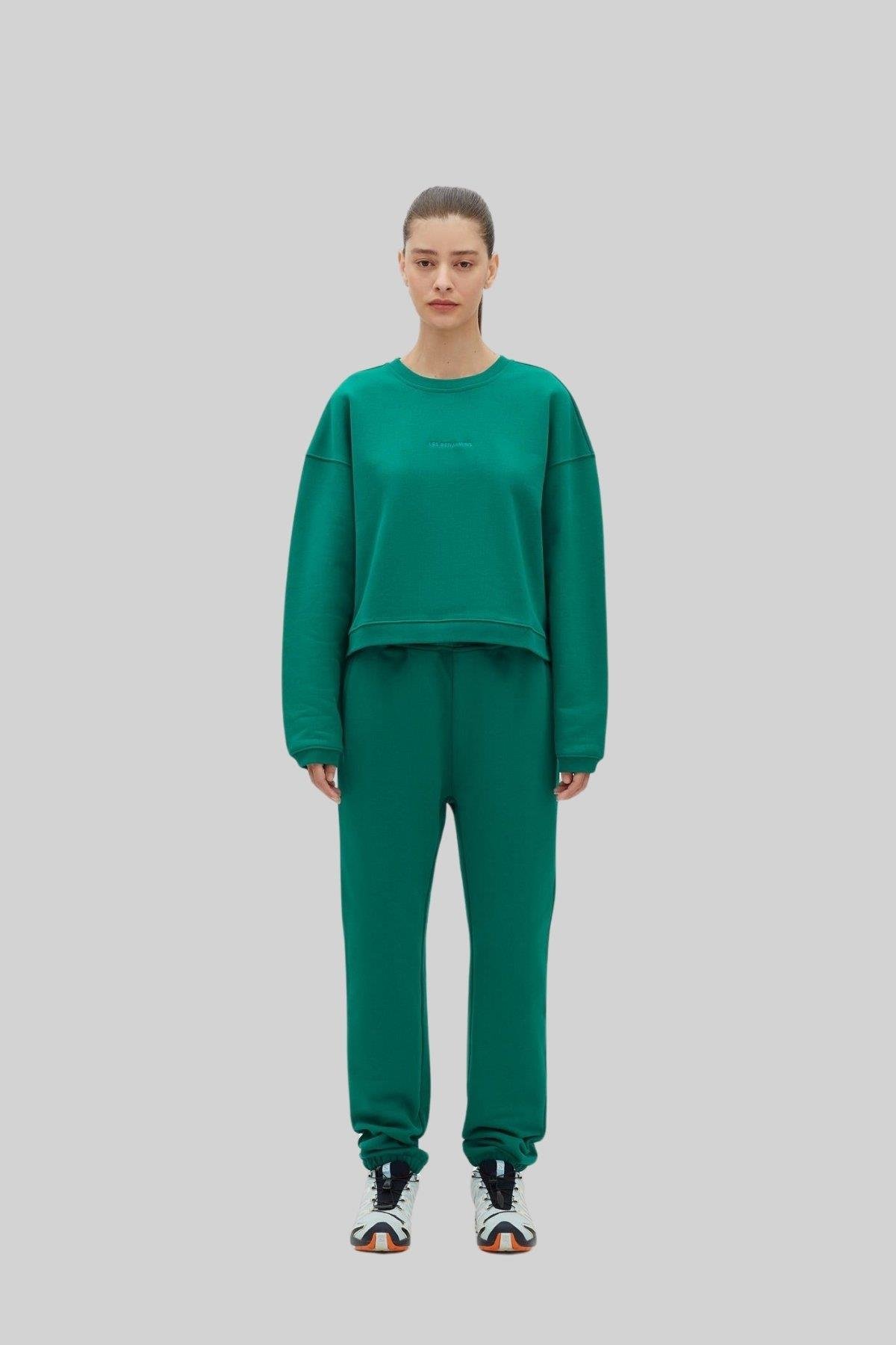 Les Benjamins Kadın Sweatshirt Yeşil