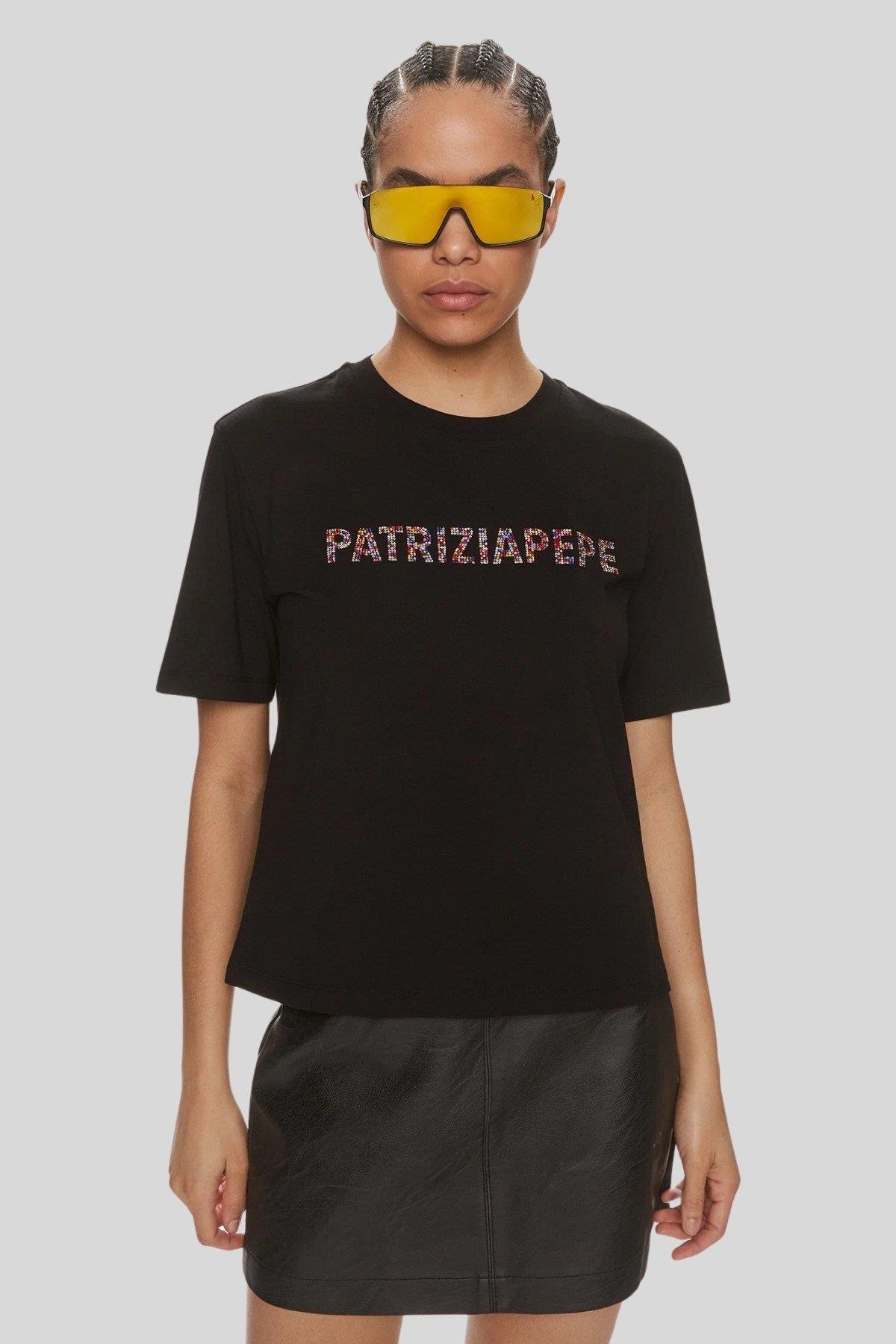Patrizia Pepe Kadın T-Shirt Siyah