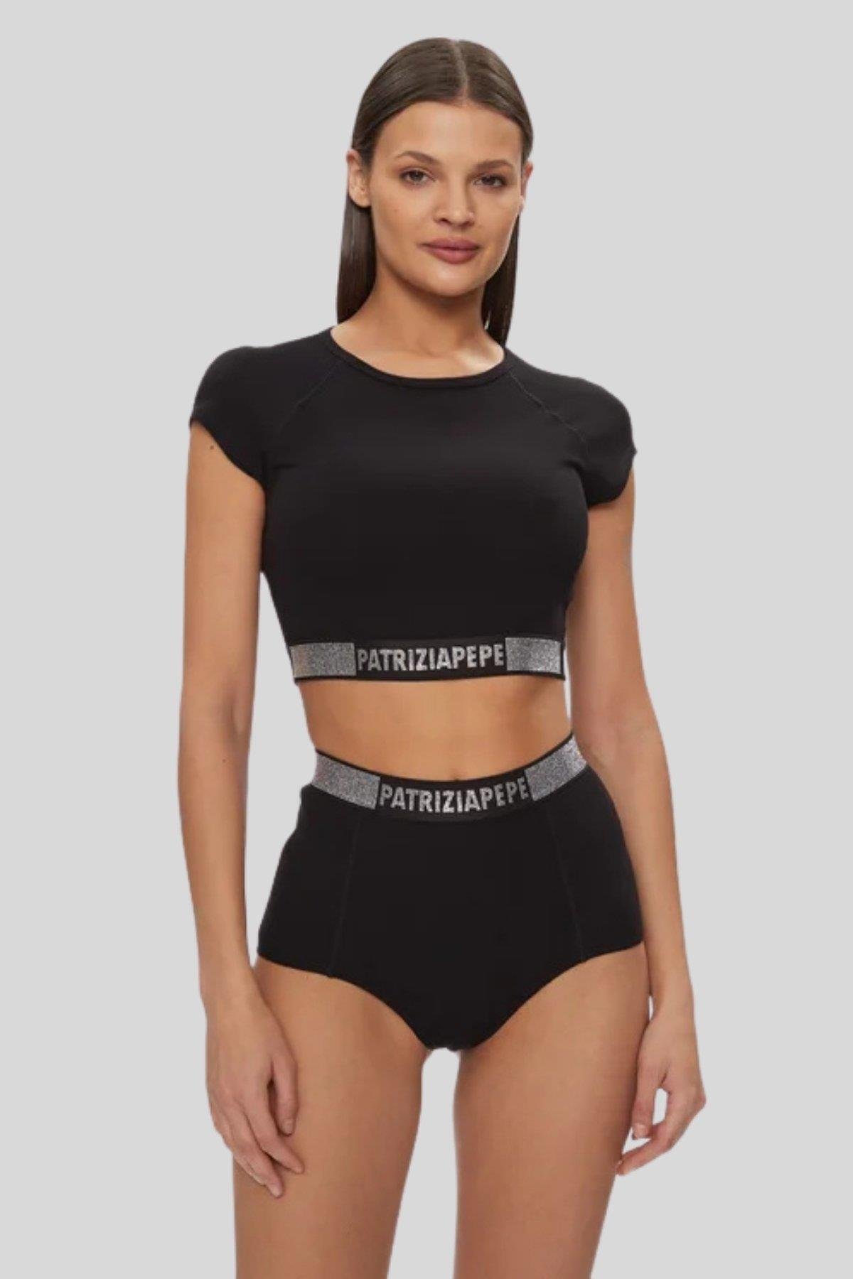 Patrizia Pepe Kadın T-Shirt Siyah
