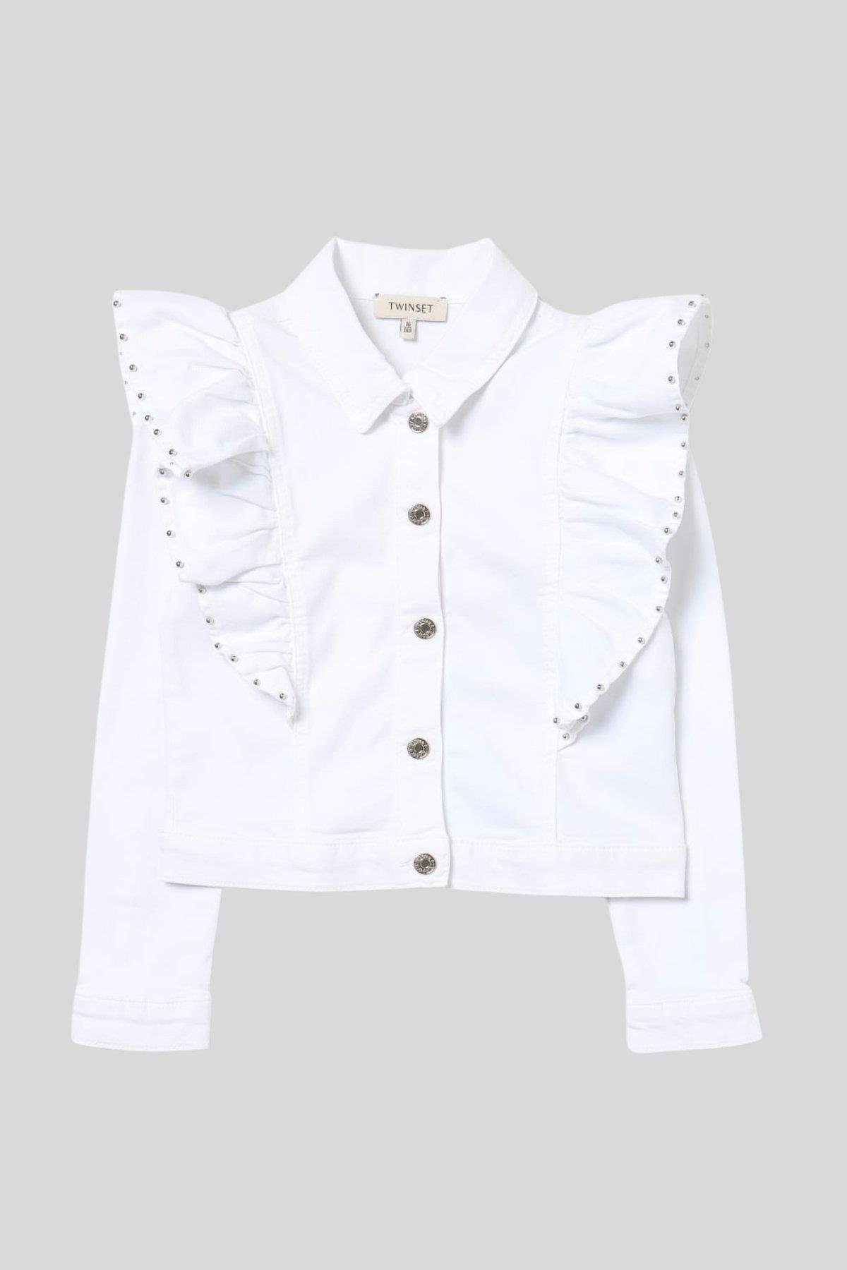 Twinset Kız Çocuk Ceket Beyaz
