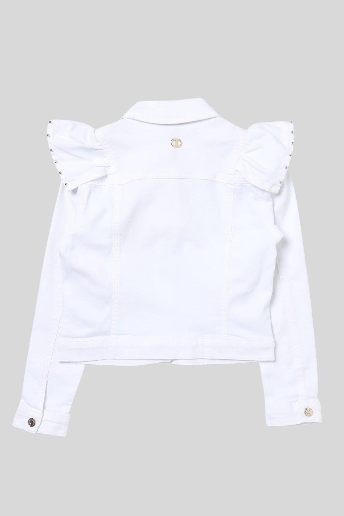 Twinset Kız Çocuk Ceket Beyaz
