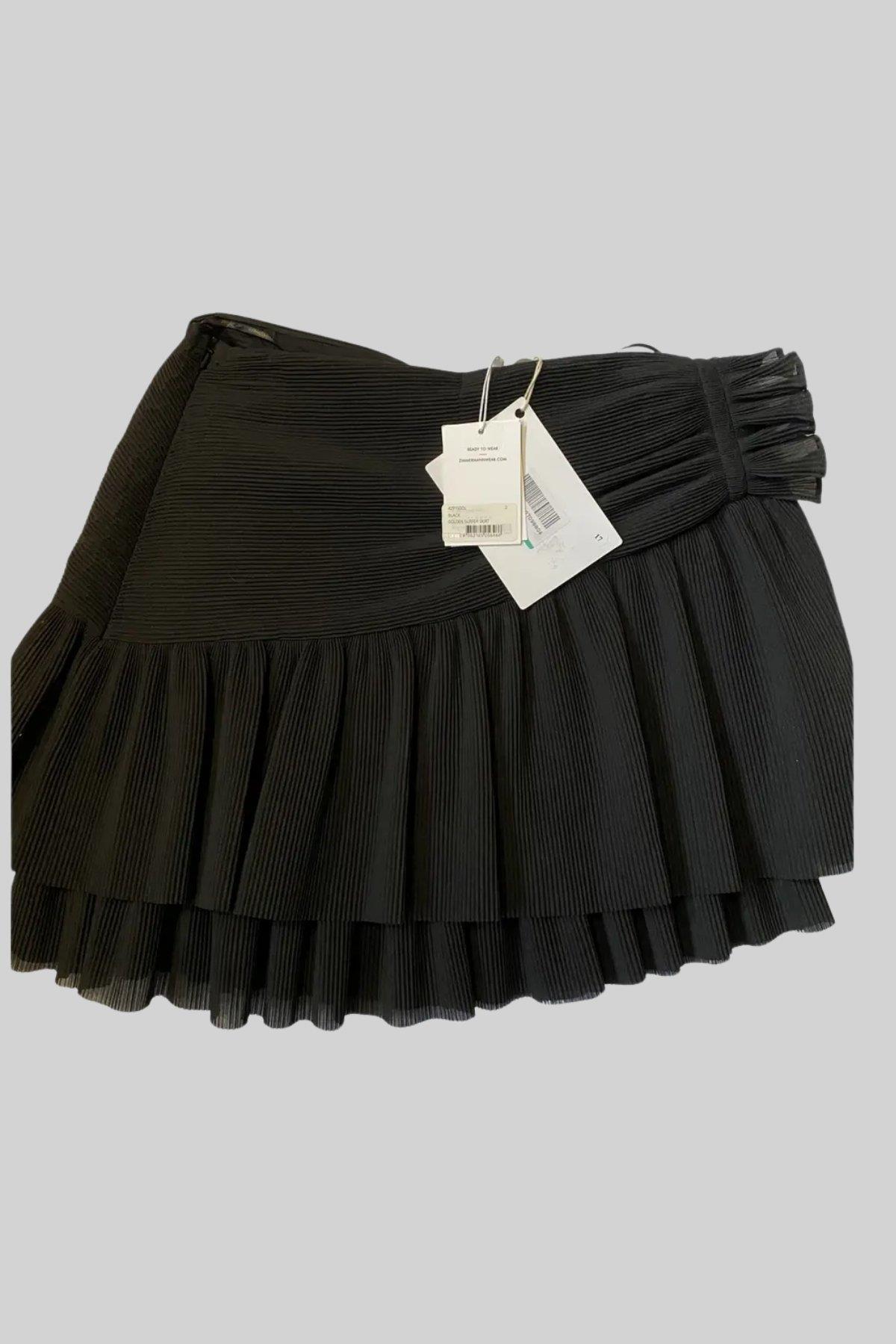 Zimmermann Kadın Mini Etek Siyah