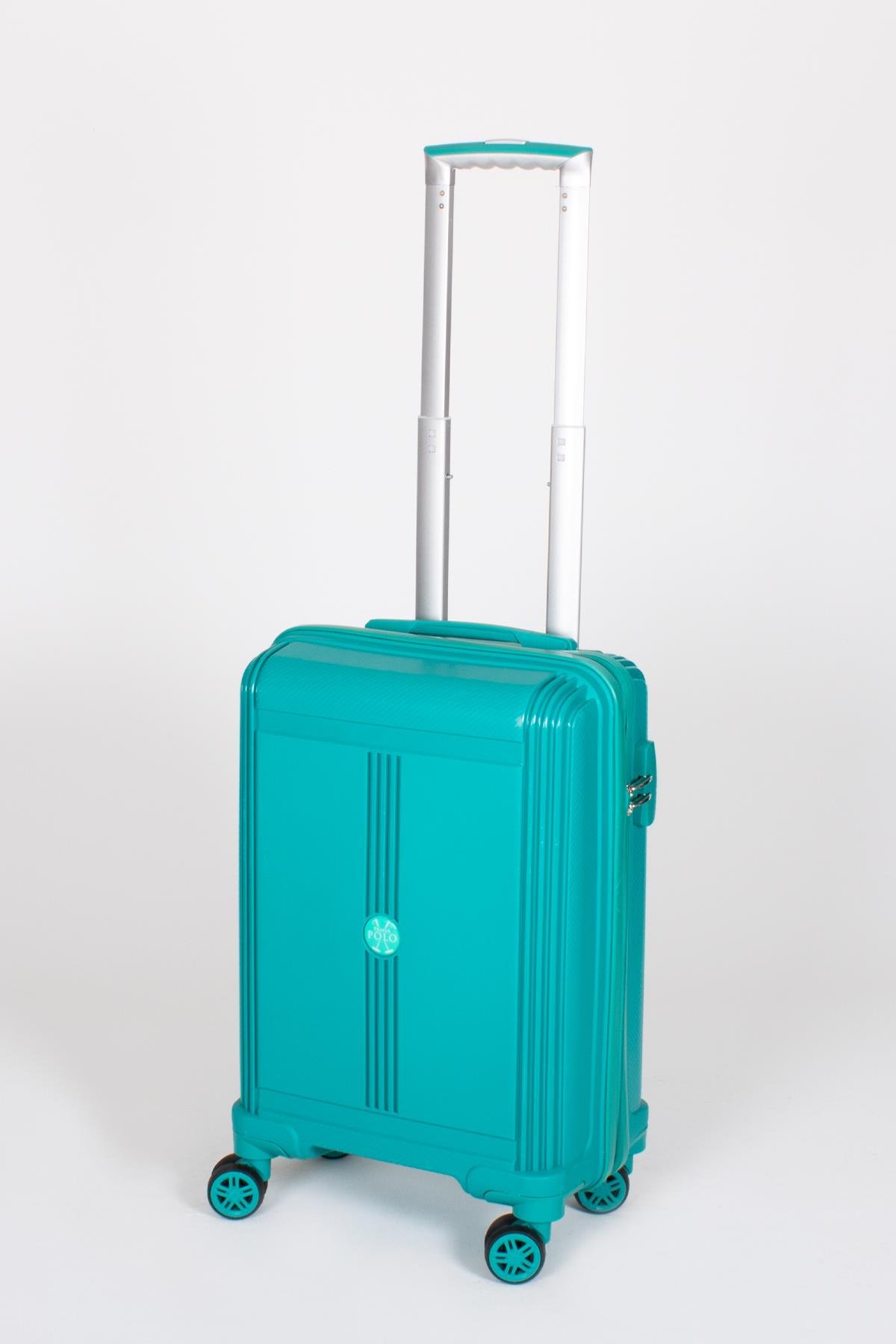 Travel Polo 3'lü Valiz Seti Kırılmaz Cam Göbeği 1018