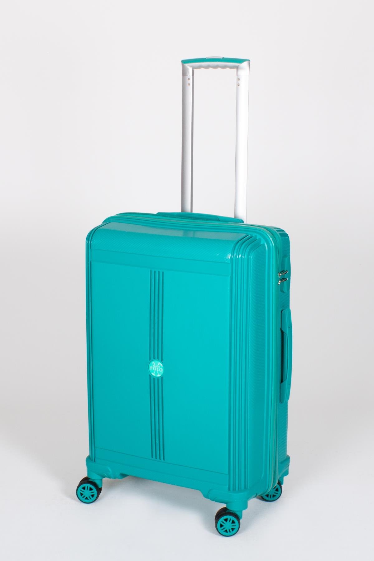 Travel Polo 3'lü Valiz Seti Kırılmaz Cam Göbeği 1018