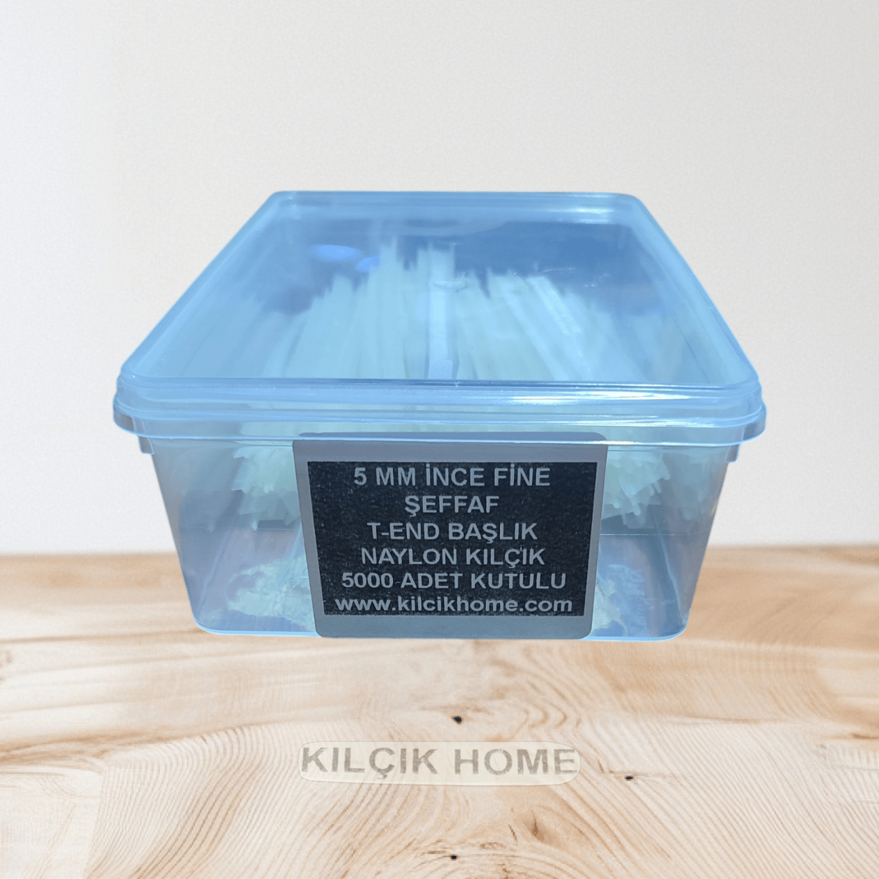 5 MM Fine İnce Şeffaf T-End Naylon Kılçık 5000 Adet