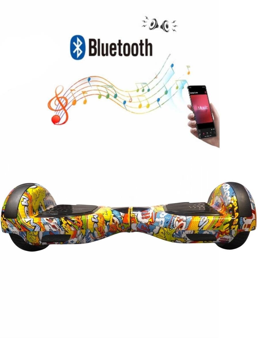 Elektrikli Kaykay Hoverboard Bluetooth Hoparlörlü 6.5 Inch D25
