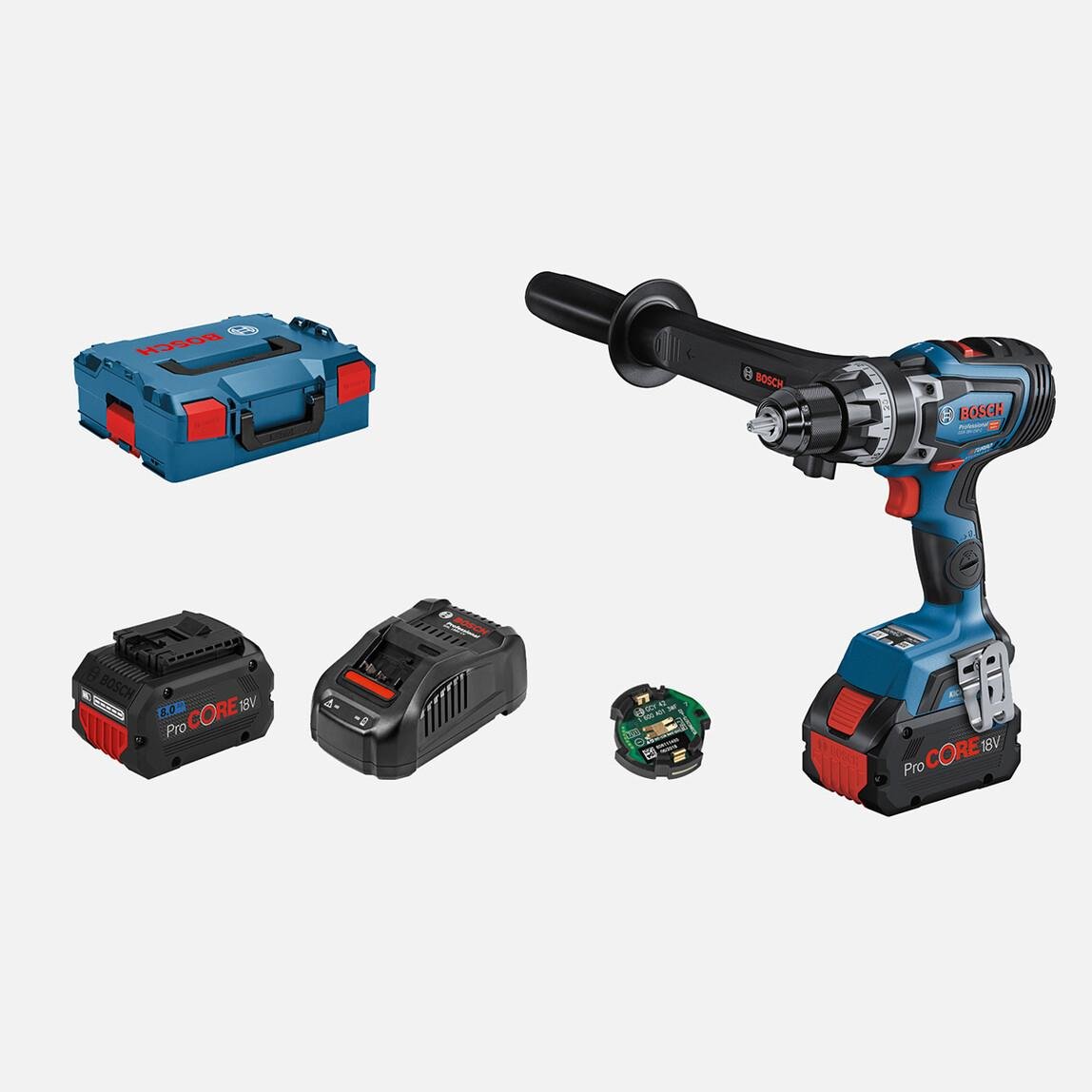 Bosch GSR 18V-150 C 2x8.0 Ah. Akülü Vidalama