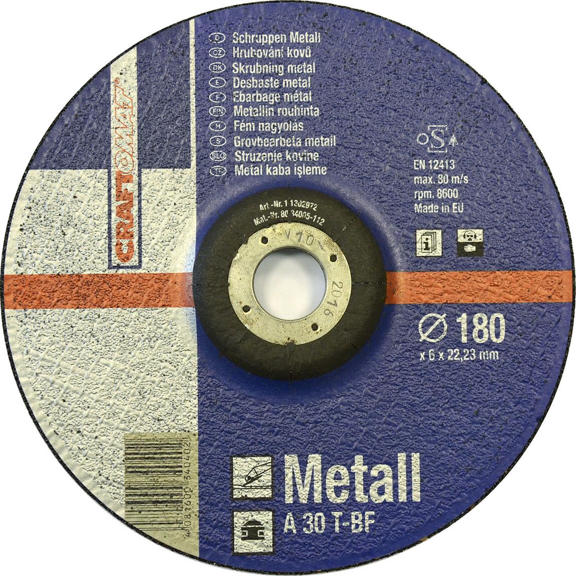 Craftomat Taşlama Taşı 180X6 mm Metal Mavi