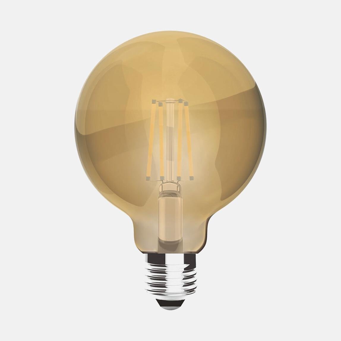 Ecolite Led Filament Gold Globe G80 7W E27 2200K Led Ampul