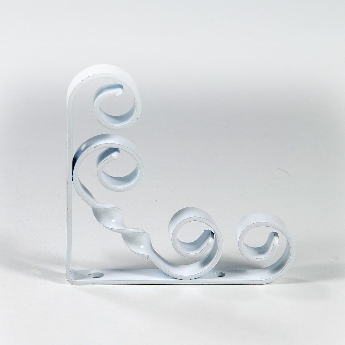 Endpa Burgulu Raf Altı Konsol 20X25 cm Beyaz