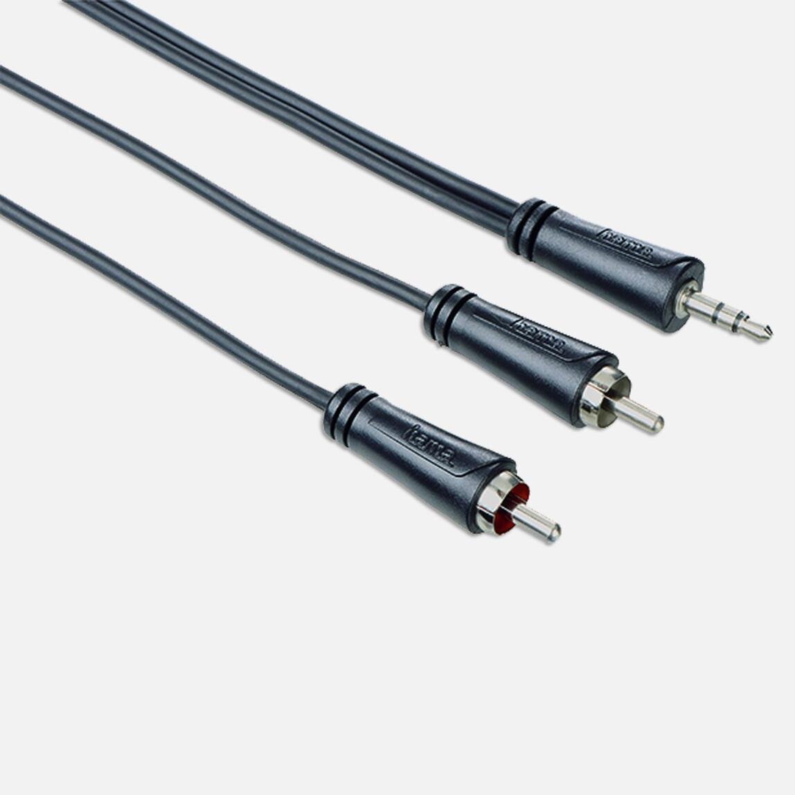 Hama 3.5mm - 2RCA, Stereo Siyah 1S 1.5m
