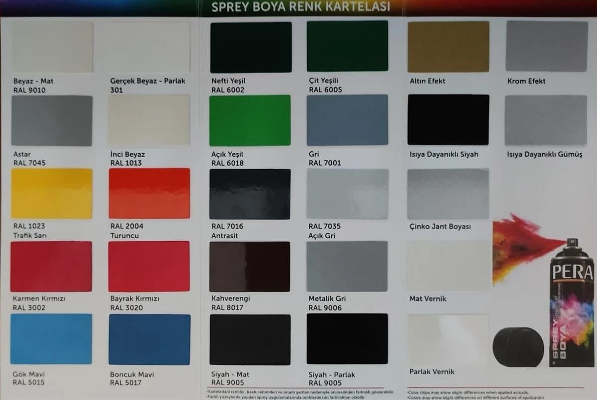 Pera Sprey Boya 400 ML Bayrak Kırmızı