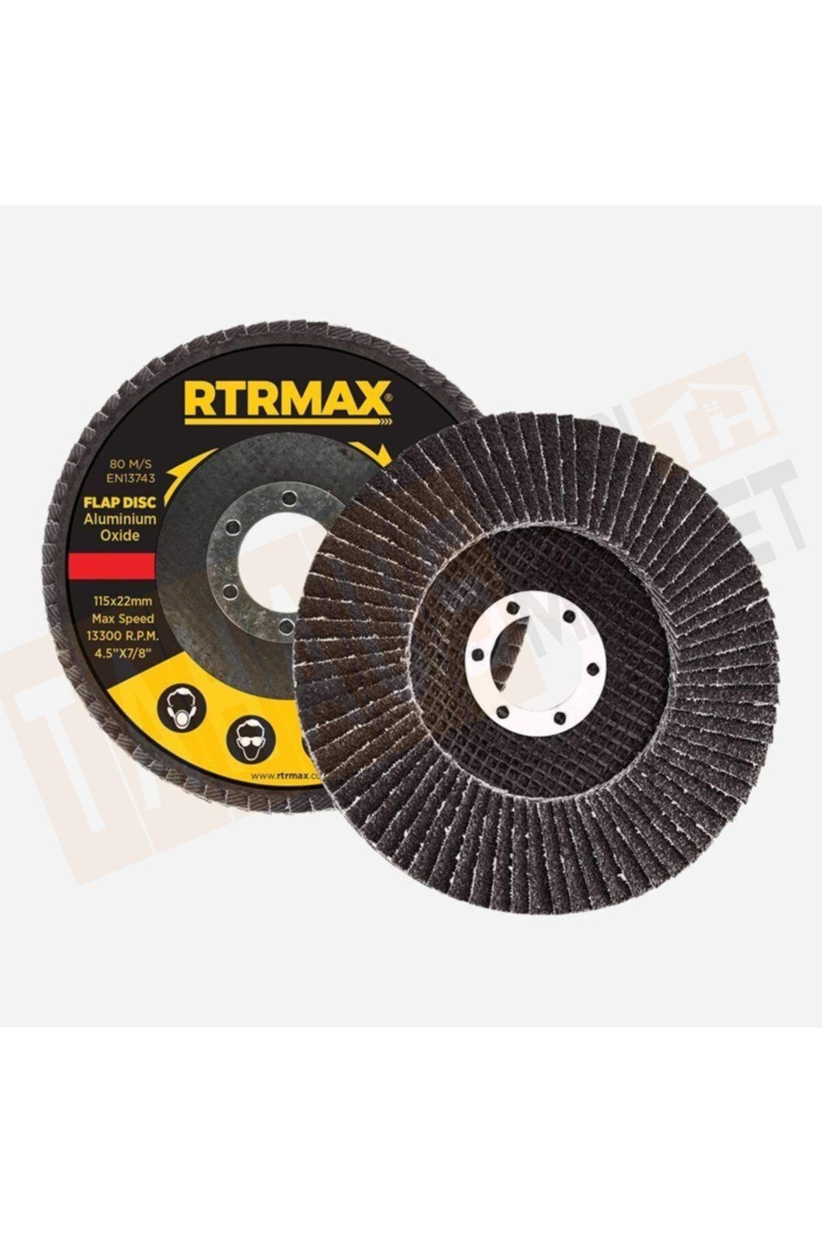 Rtrmax RDF11560 115mm 60 Kum Alüminyum Oksit Flap Disk