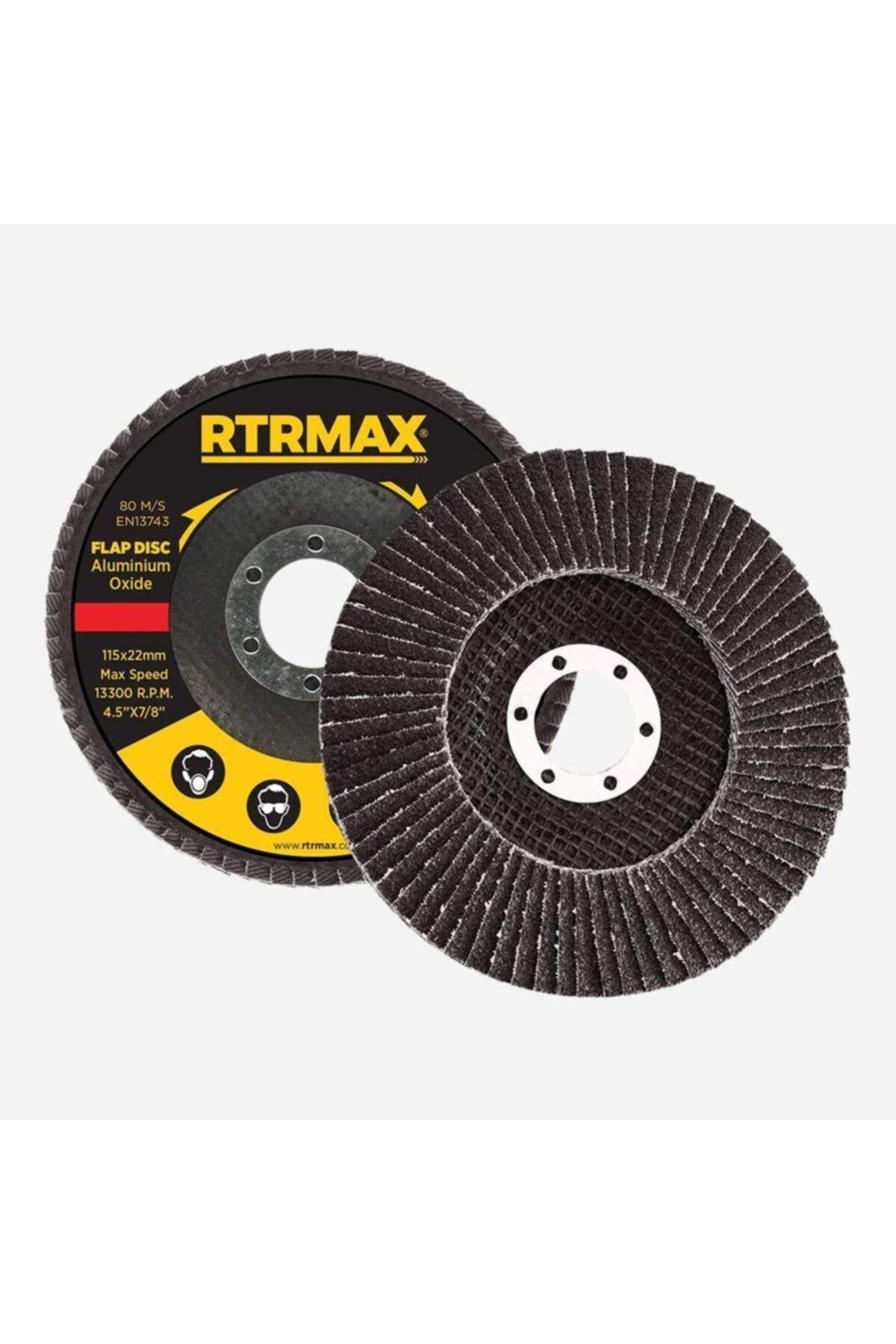 Rtrmax RDF11560 115mm 60 Kum Alüminyum Oksit Flap Disk