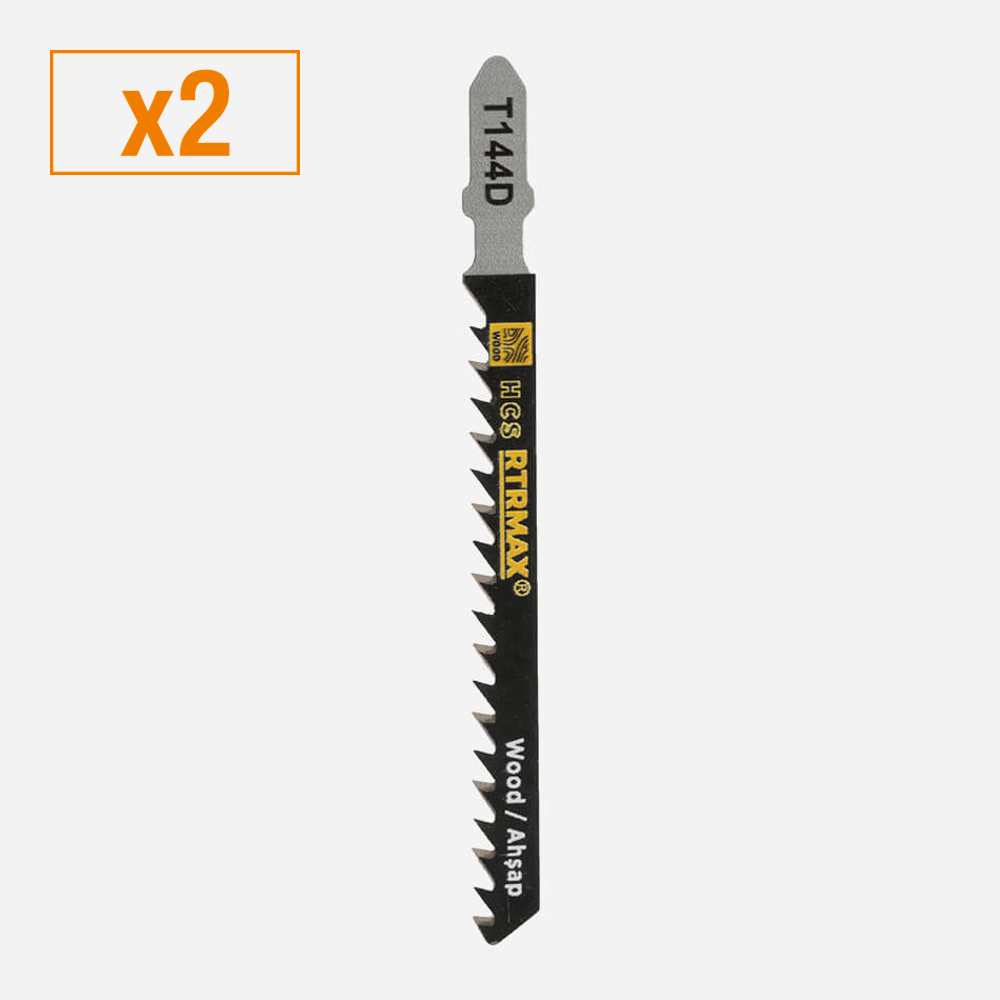 Rtrmax RH17640 Ahşap Hızlı Kesim Dekupaj Testere Ucu - T144D 5’li Paket (x2)
