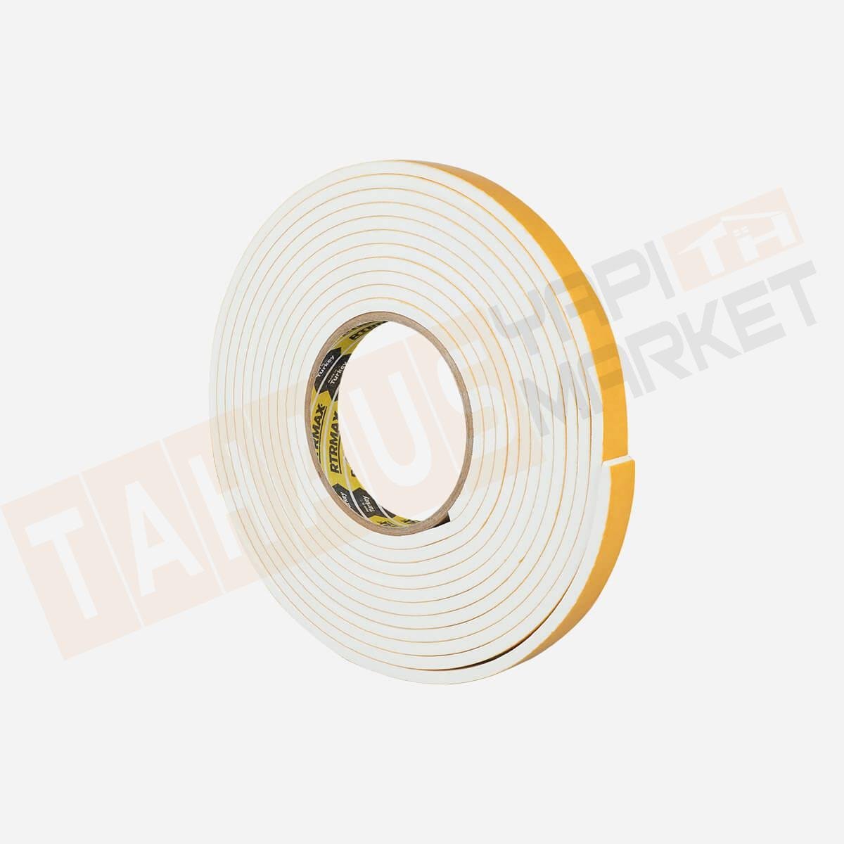 Rtrmax RNU1011 Kapı & Pencere Epdm İzalosyan Bandı RNU1011 5 Mt Beyaz -15 mm