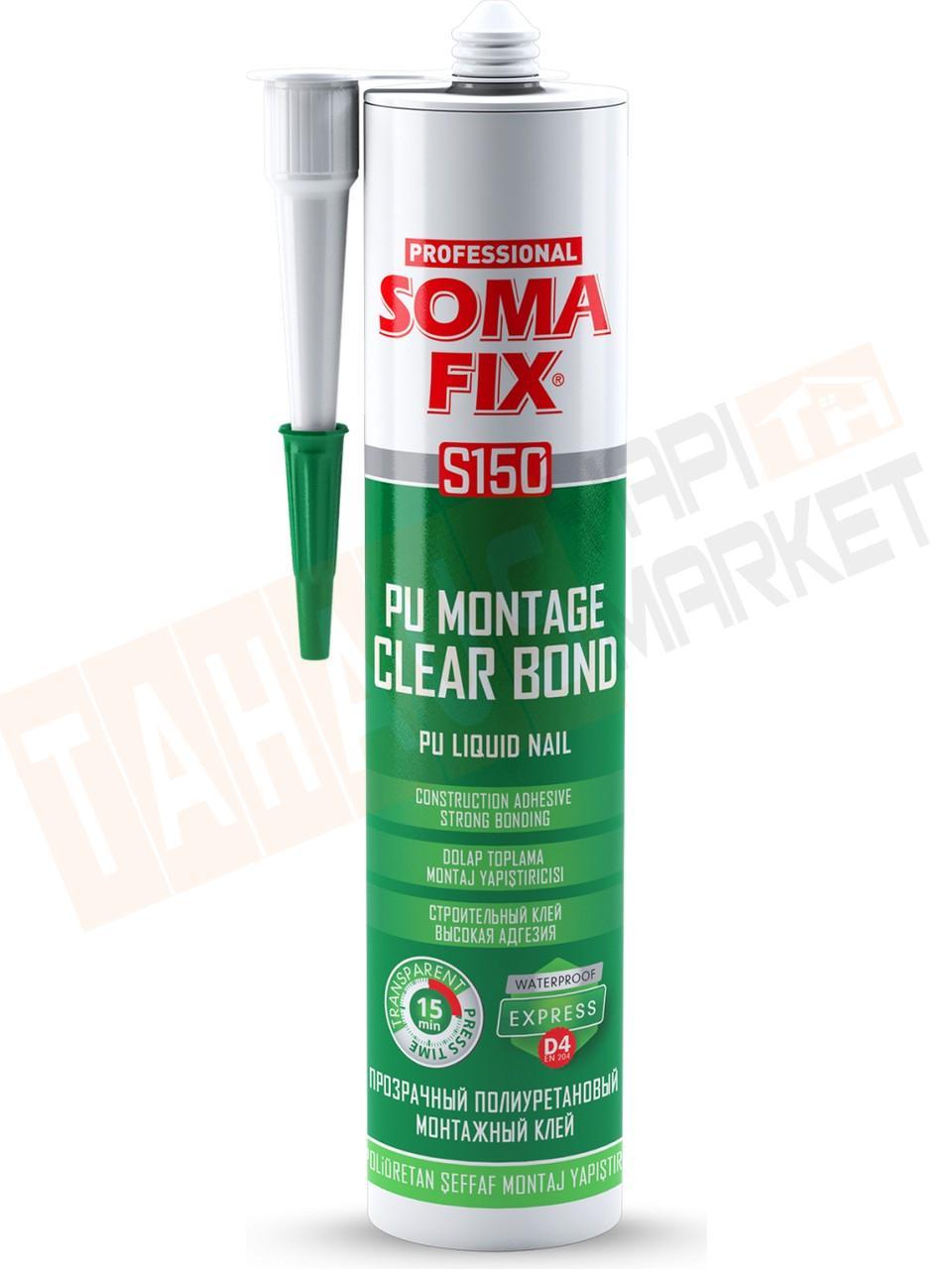 Somafix Pu Montaj Yap. Plastik 310 ML