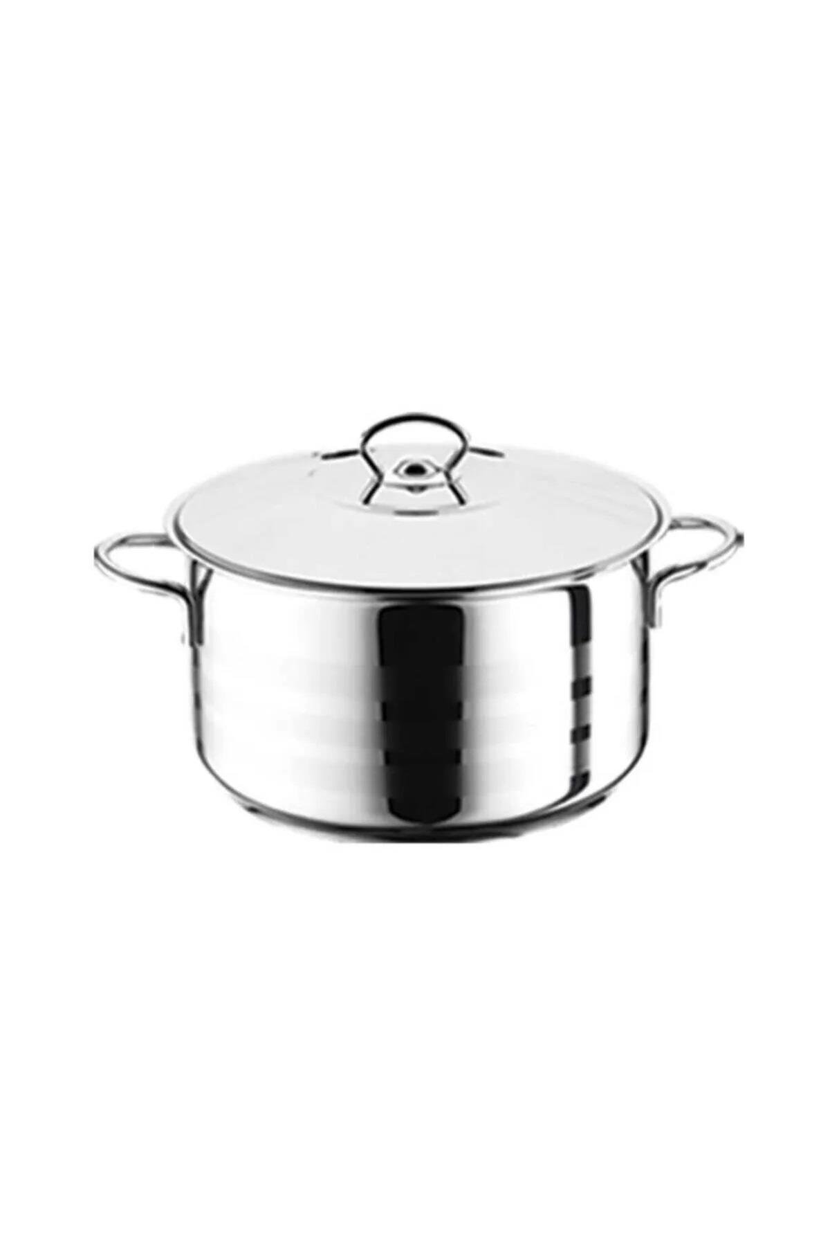 Sıla 26x15 Cm 8 Litre Derin Tencere Cam Kapak