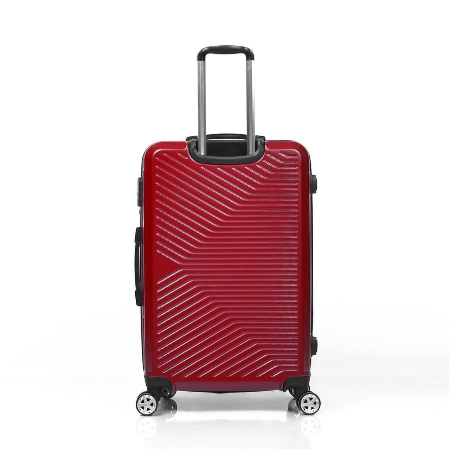 Ox Premium 3 lü Bordo Valiz Seti (Büyük + Orta + Makyaj )