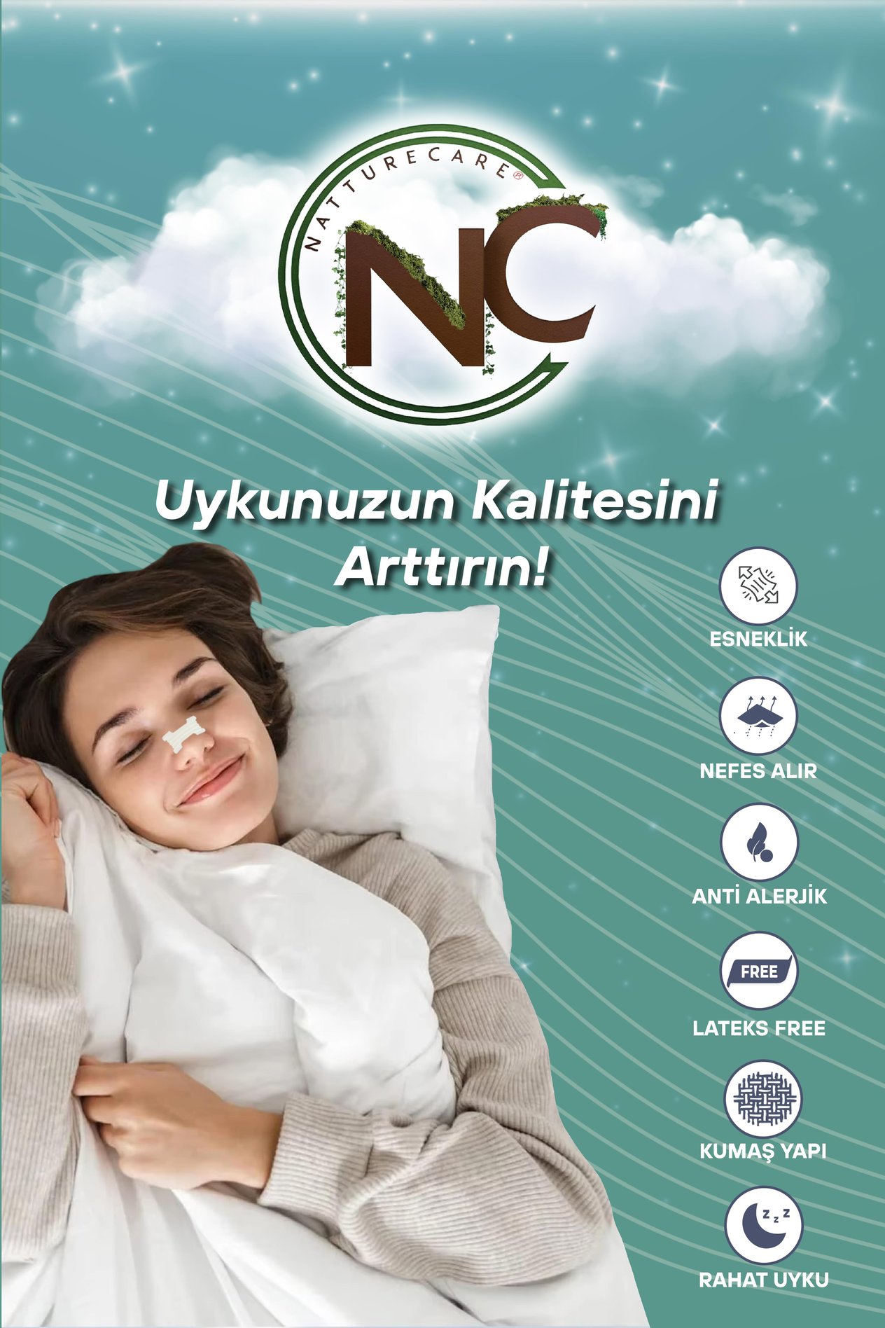natturecare burun bantları