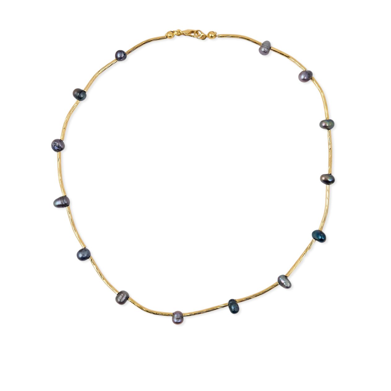 Black Pearl Necklace