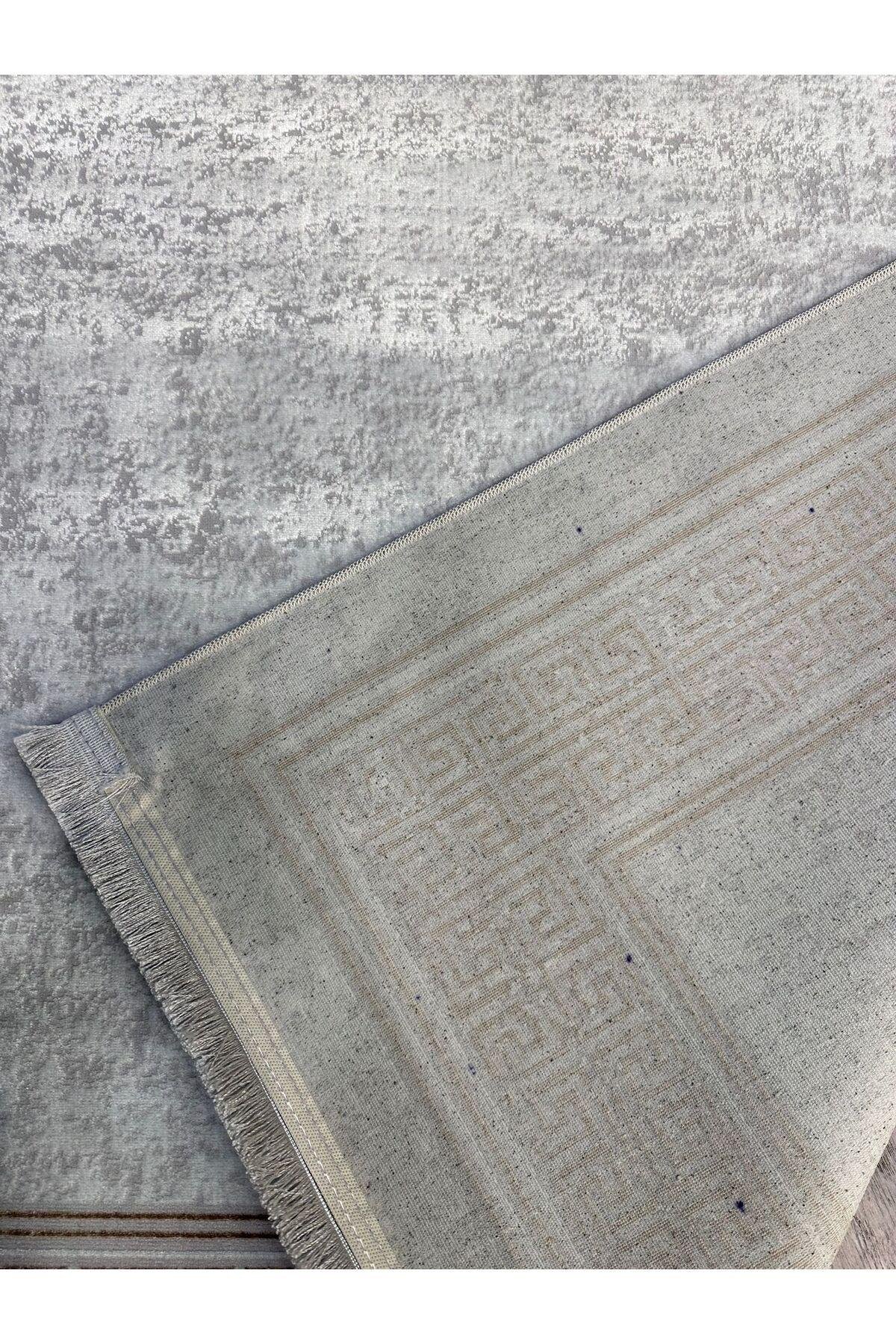 Bambu Saten Parlak Tüylü Yumuşak Kadife Halı Hav Tüy Vermez