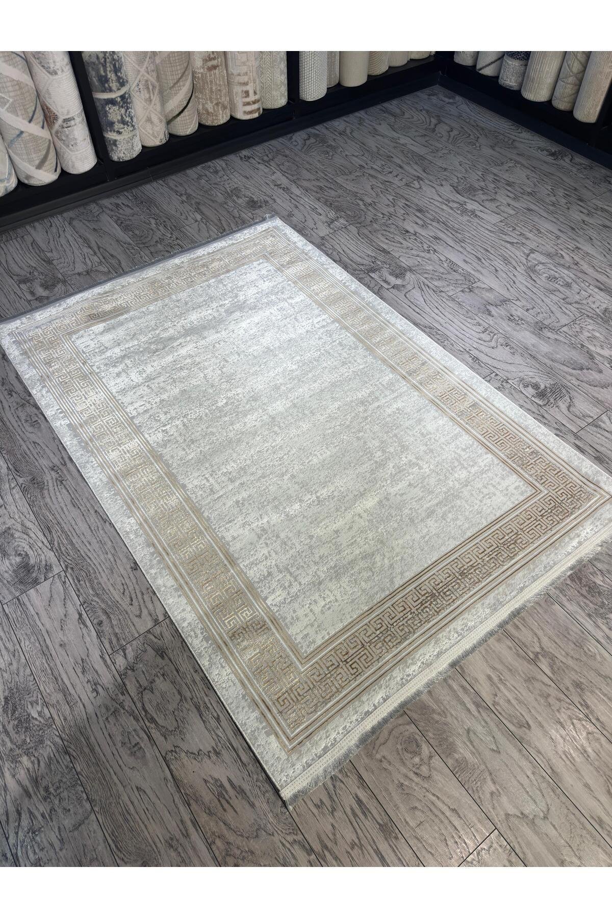 Bambu Saten Parlak Tüylü Yumuşak Kadife Halı Hav Tüy Vermez
