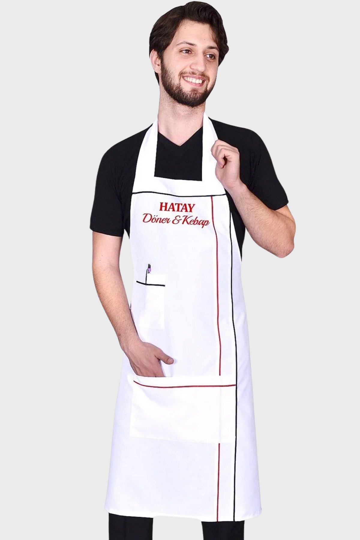5328  Mutfak, Restaurant Ve Cafe Önlükleri (Firmanızın Adını Önlük Üzerine Nakış Yazdırın)