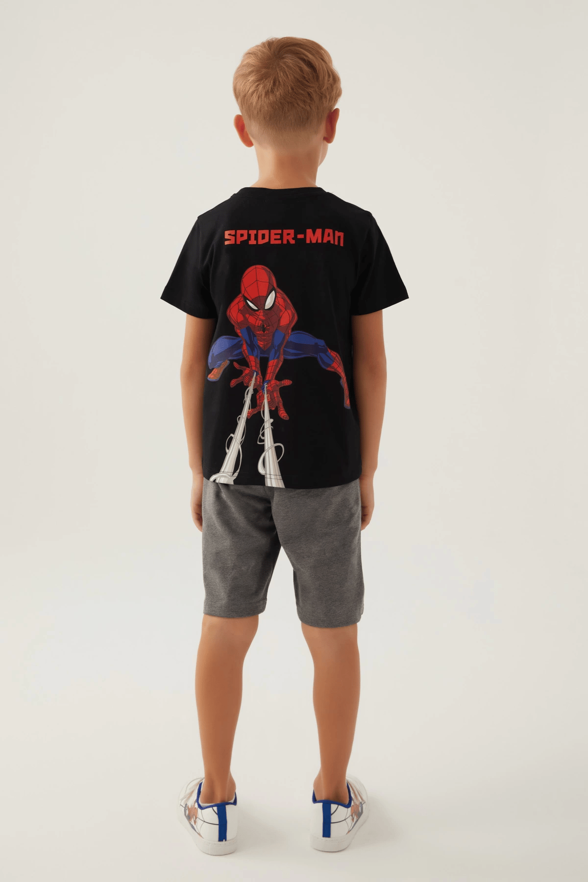 Disney 4878-3 Spider-Man Erkek Çocuk Şort Takım