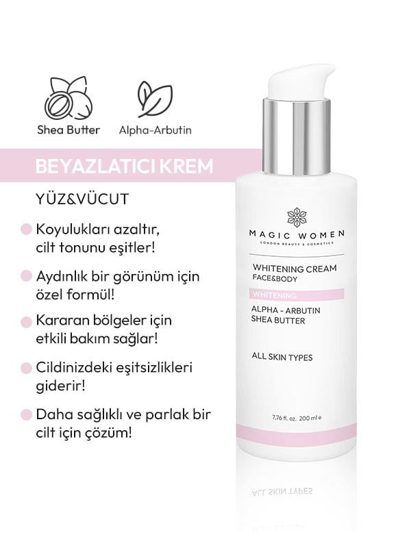 Cilt Beyazlatıcı ve Aydınlatıcı Bakım Kremi