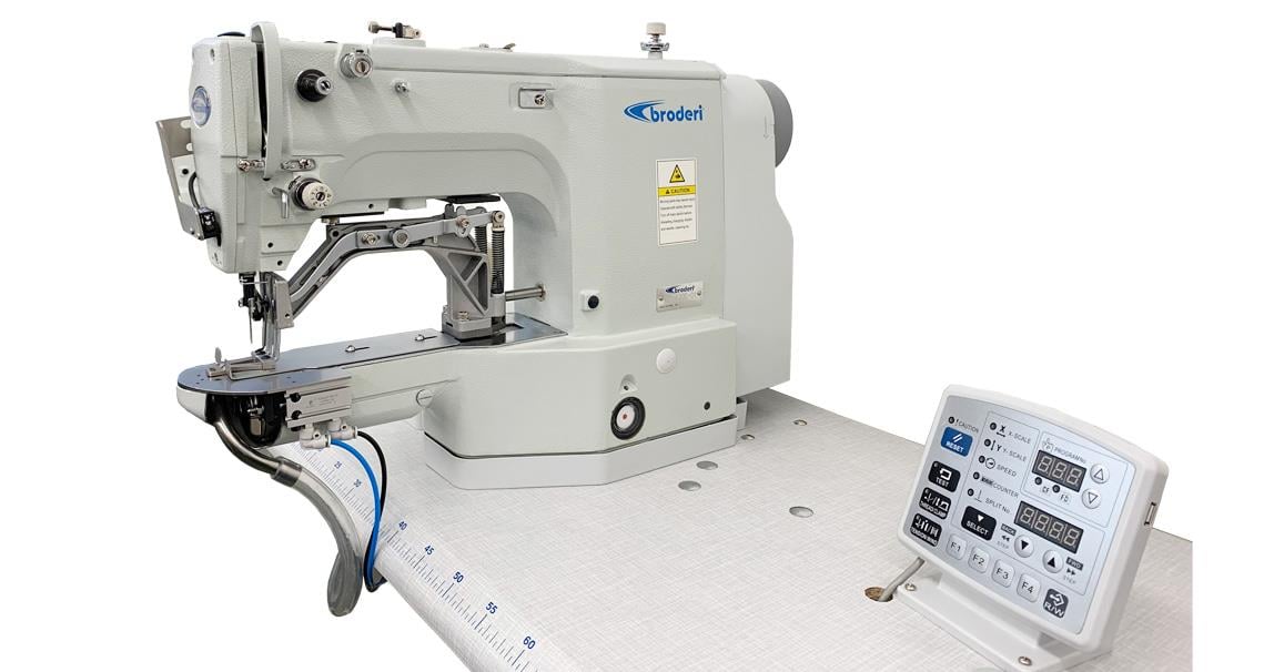 BRODERİ BD - 430D - 01 / L Elektronik Lok Ucu Punteriz Makinası