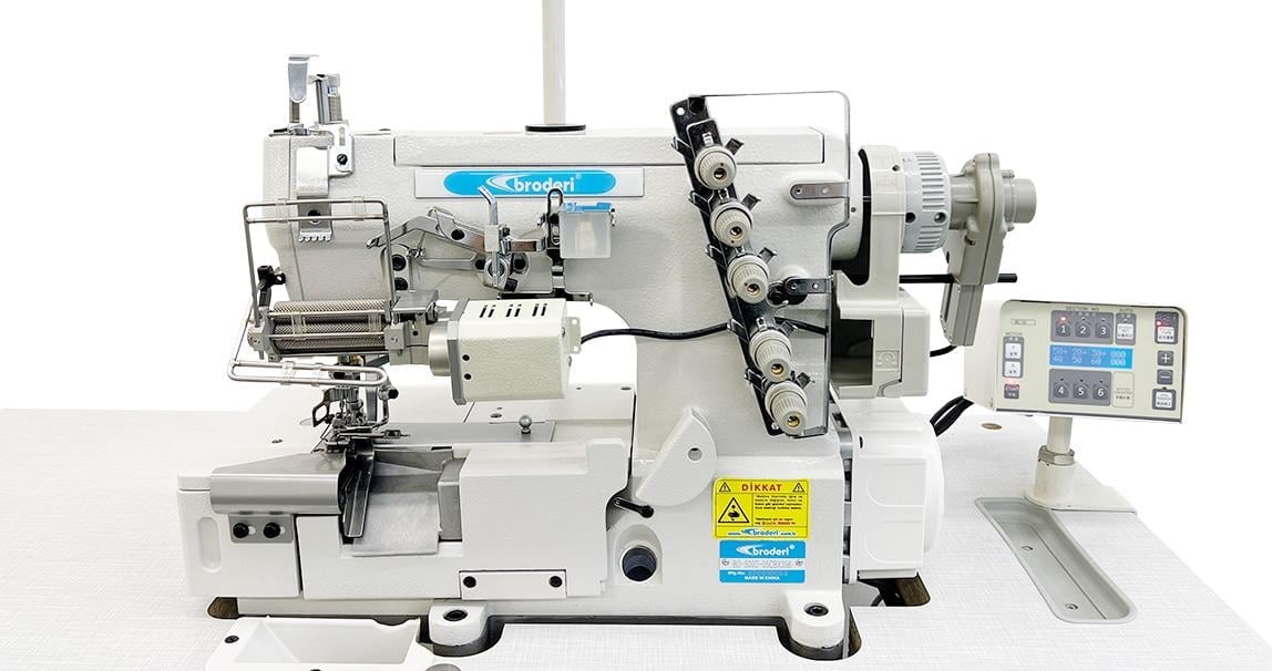 BRODERİ BD - 500D - 05 / MC Fonksiyonel Lastik Vericili Sağdan Bıçaklı Reçme
