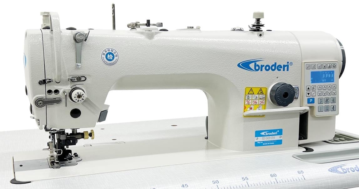 BRODERİ BD - 5420 - D4 İğne Transportlu Kenar Bıçaklı Düz Dikiş Makinası