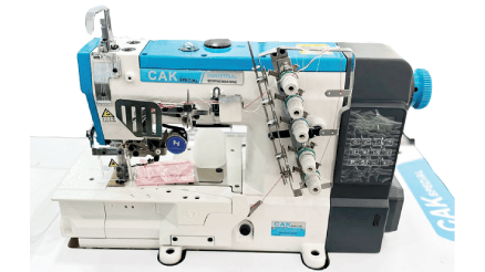 CAK 3500 - 01SM - UT Direct Drive Step Motorlu İplik Kesicili Otomatik Reçme Dikiş Makinesi