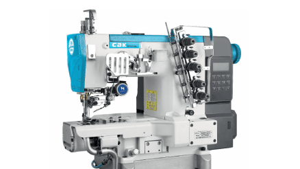 CAK 3600SM - 35B - UT Direck Drive Step Motorlu Soldan Bıçaklı İp Kesicili Otomatik Reçme Dikiş Makinesi