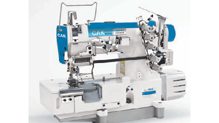CAK 500N - 05 Kafadan Motorlu Sağdan Bıçaklı Reçme Dikiş Makinesi