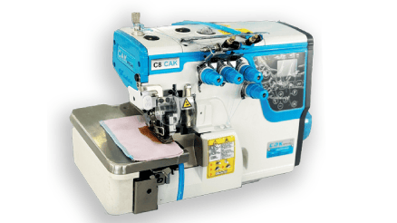 CAK C8 - GT918 - 4SM - BK Full Otomatik Elektrikli Kıstırmalı Step Motorlu Overlok Dikiş Makinasi