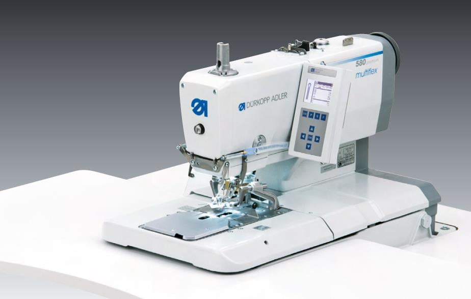 DÜRKOPP ADLER 580 - 321 Elektronik Gözlü İlik Dikiş Makinası (Uzun İplik Kesmeli) 