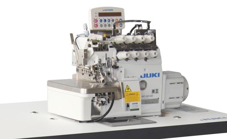 JUKI MO-6814S Direct Drive, Dört İplik, Tam Otomatik Kıstırmalı Overlok Dikiş Makinası