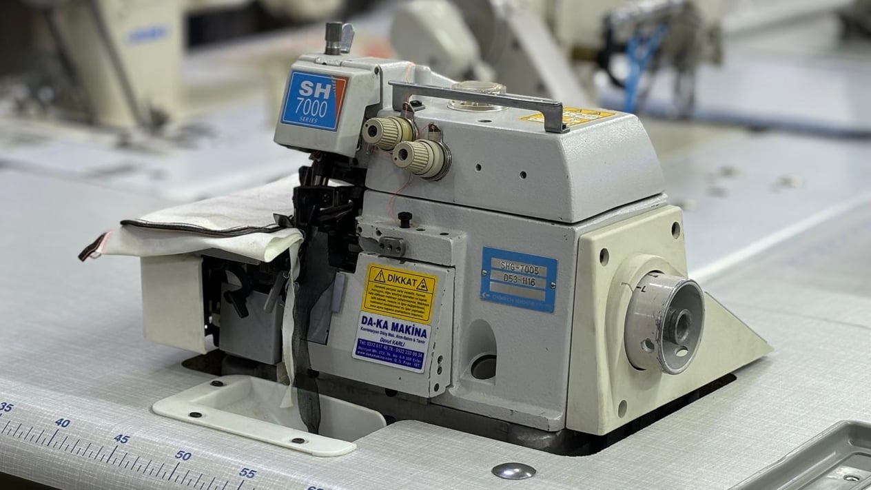 KİNGTEX 7000 Serisi Cep Biye Overlok Makinası