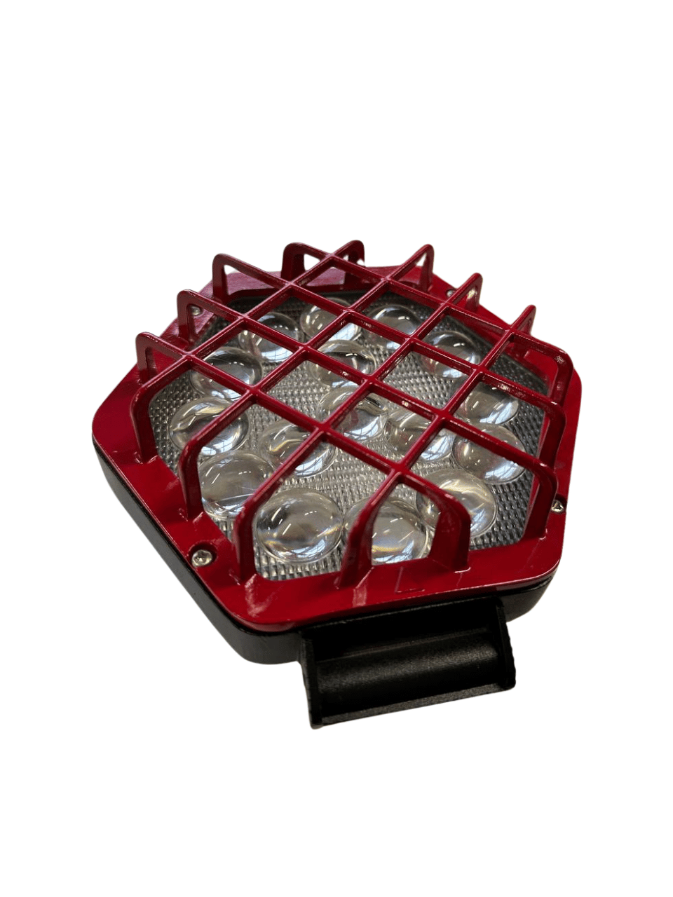 48W 16 Ledli  Altıgen Kırmızı Kafesli Led