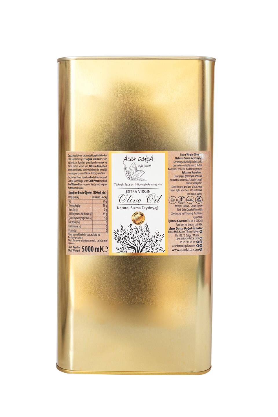 Erken Hasat Zeytinyağı 5 lt