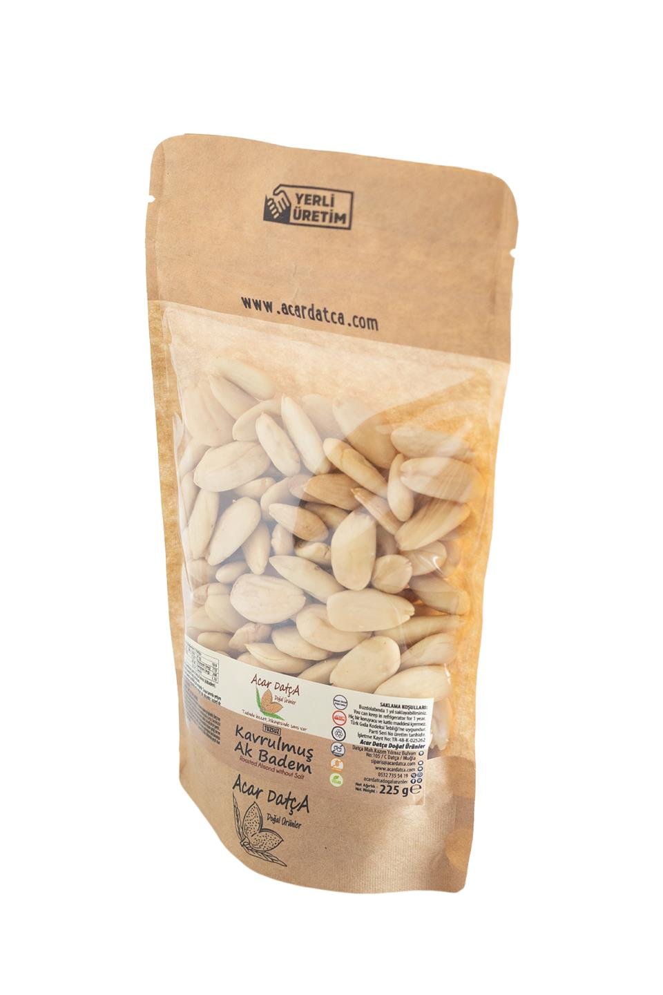 Kavrulmuş Ak Badem 225 gr