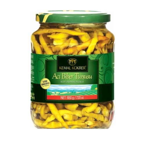 KEMAL KÜKRER ACI BİBER TURŞUSU 650 G 1 X 