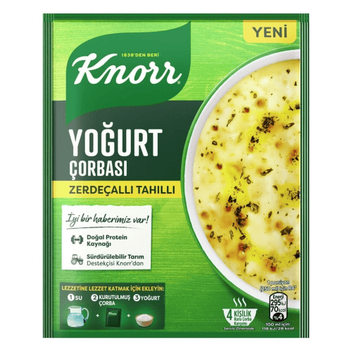 KNORR YOĞURTLU ZERDEÇALLI TAHILLI ÇORBA 79 GR ADET