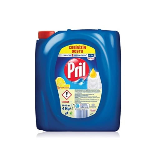 PRİL LİMON BULAŞIK DETERJANI SIVI  4 KG