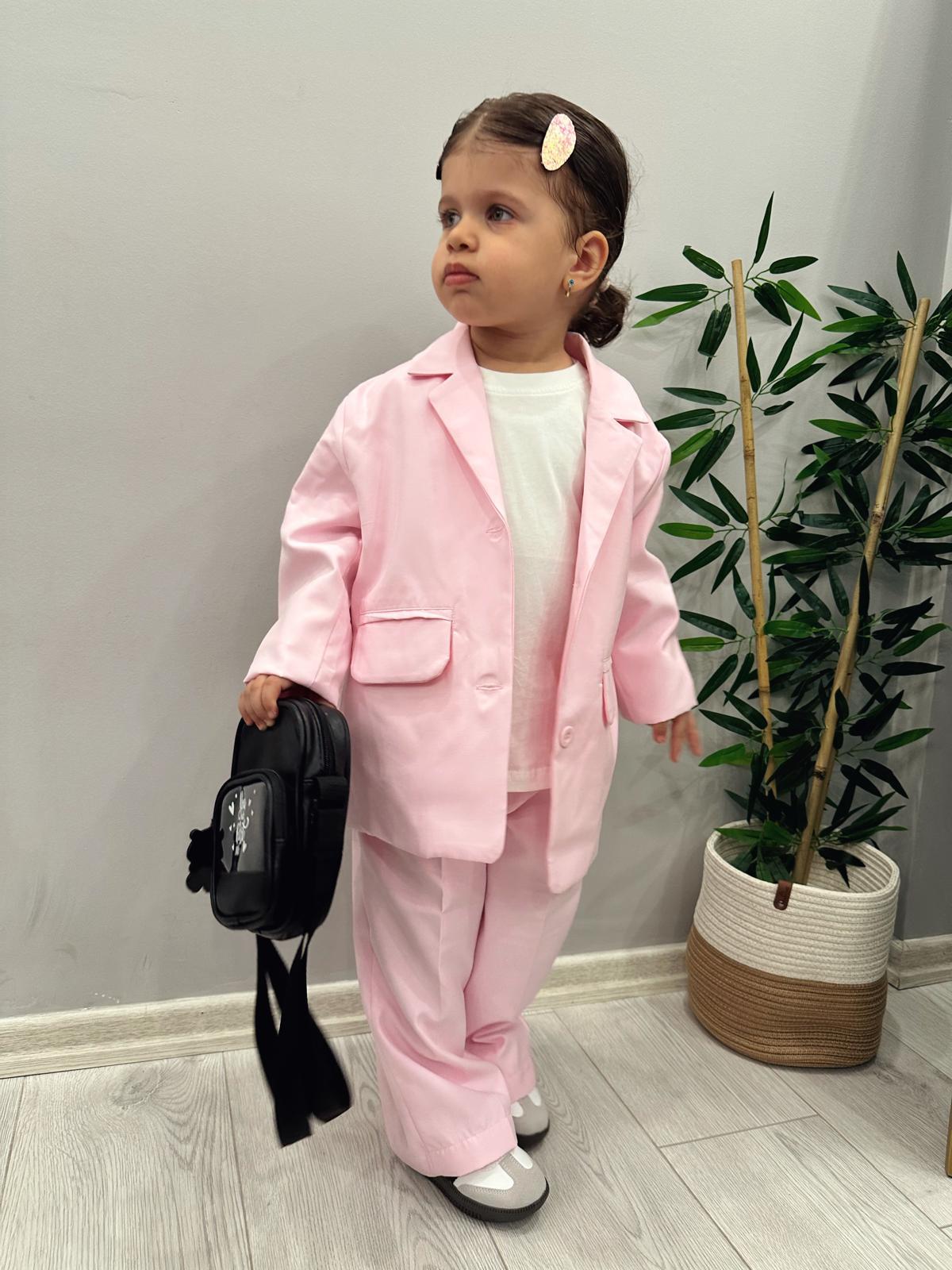 Pembe Oversize Takım